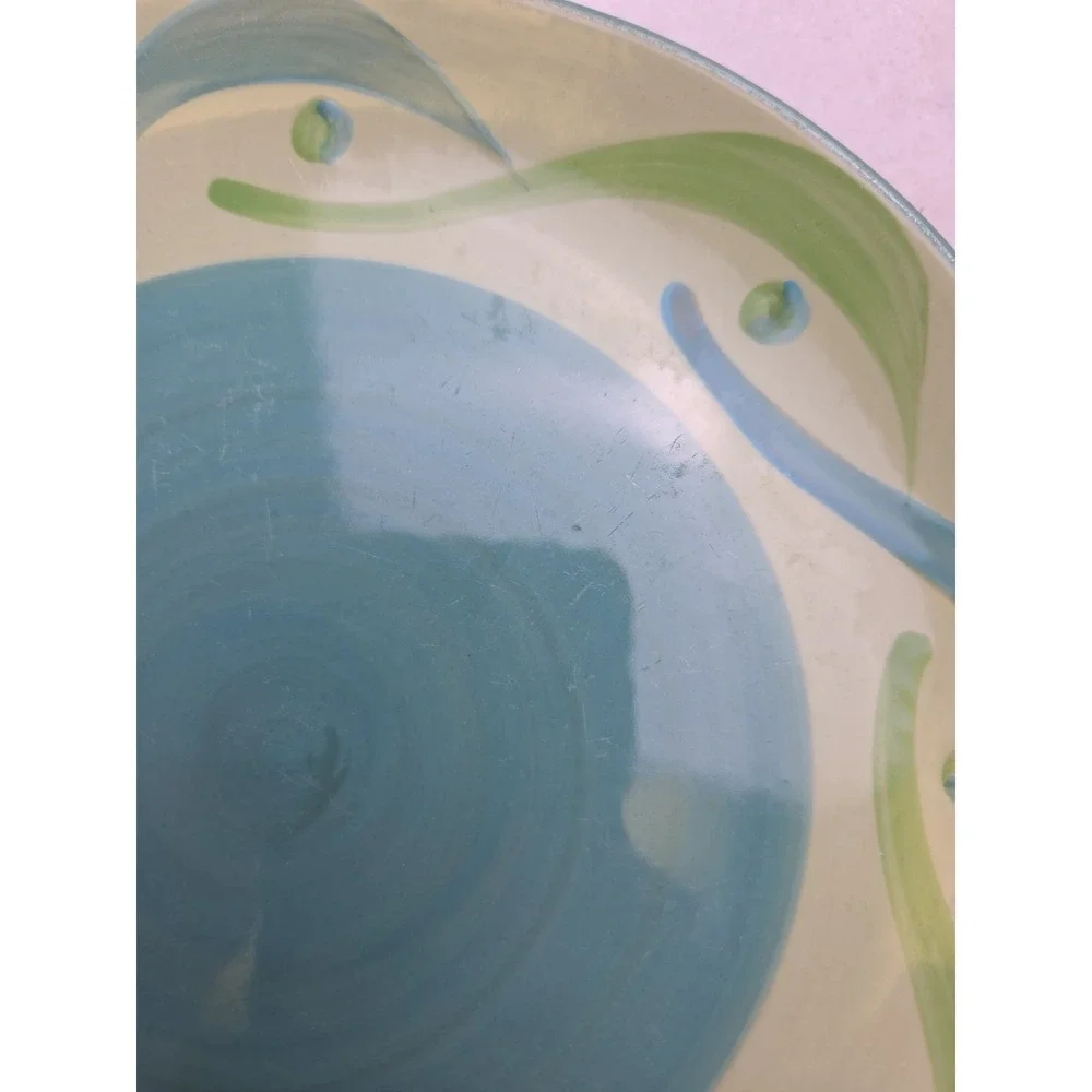 2‎ Southern Living At Home Gail Pittman Provence Swirls Dots Salad Plates